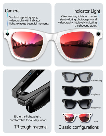AI smart camera glasses