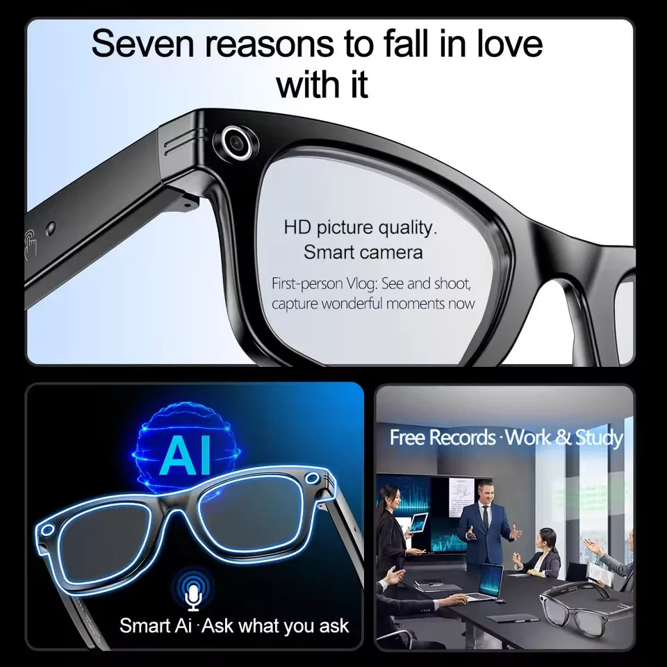 AI smart camera glasses