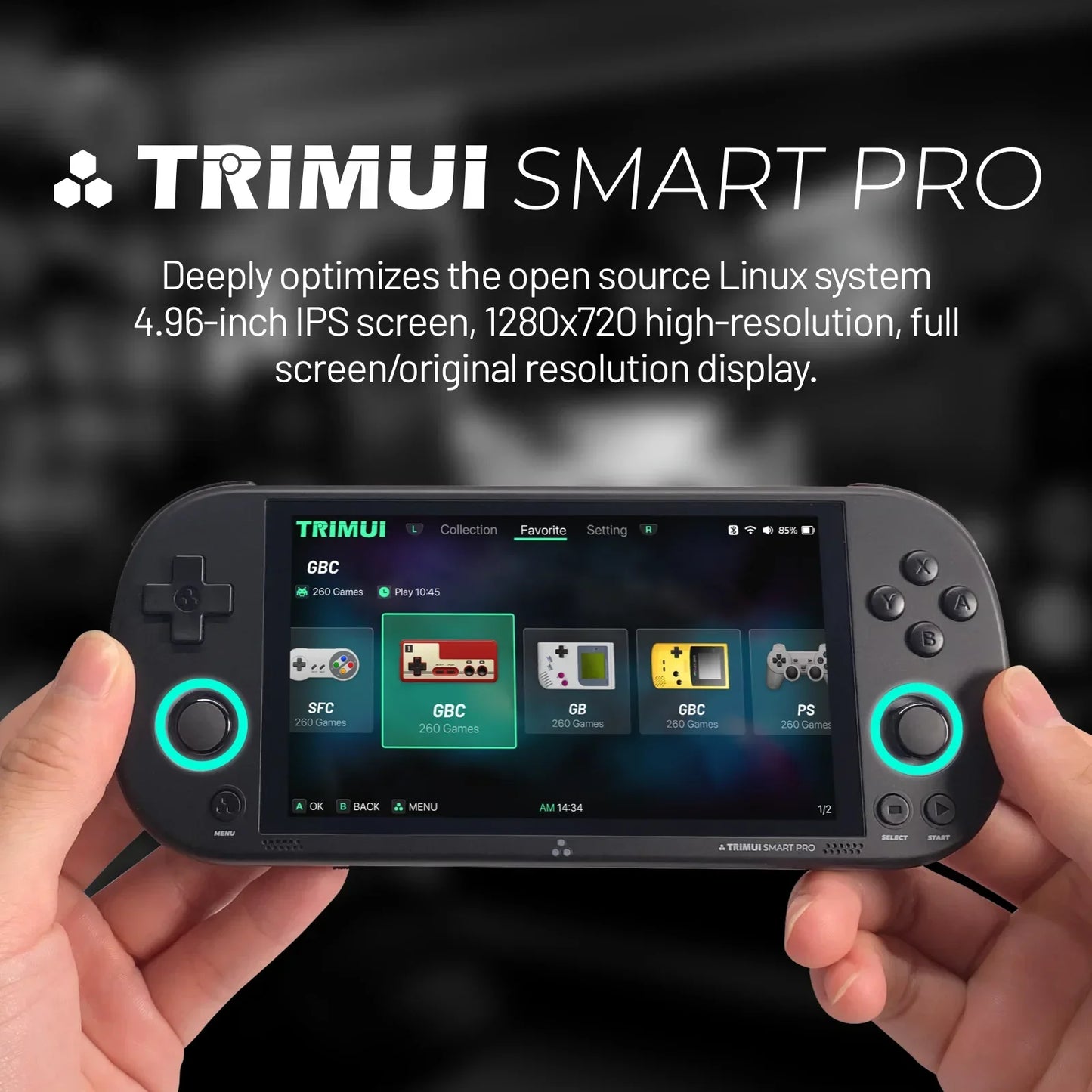 Trimui Smart Pro handheld game console