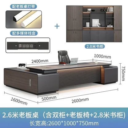 Executive Pro Standing Desk Smart Charging Organizer Ergonomic Motion Control Office Solution Secretária Executiva Furniture