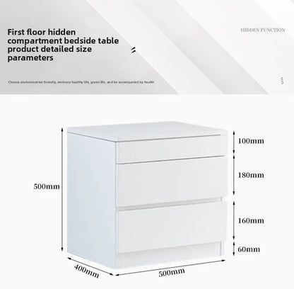 intelligent hidden compartment bedside table invisible anti-theft bedroom design storage cabinet Corner comfortable furniture