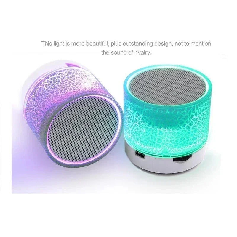 Mini Wireless Bluetooth Speaker with LED Light