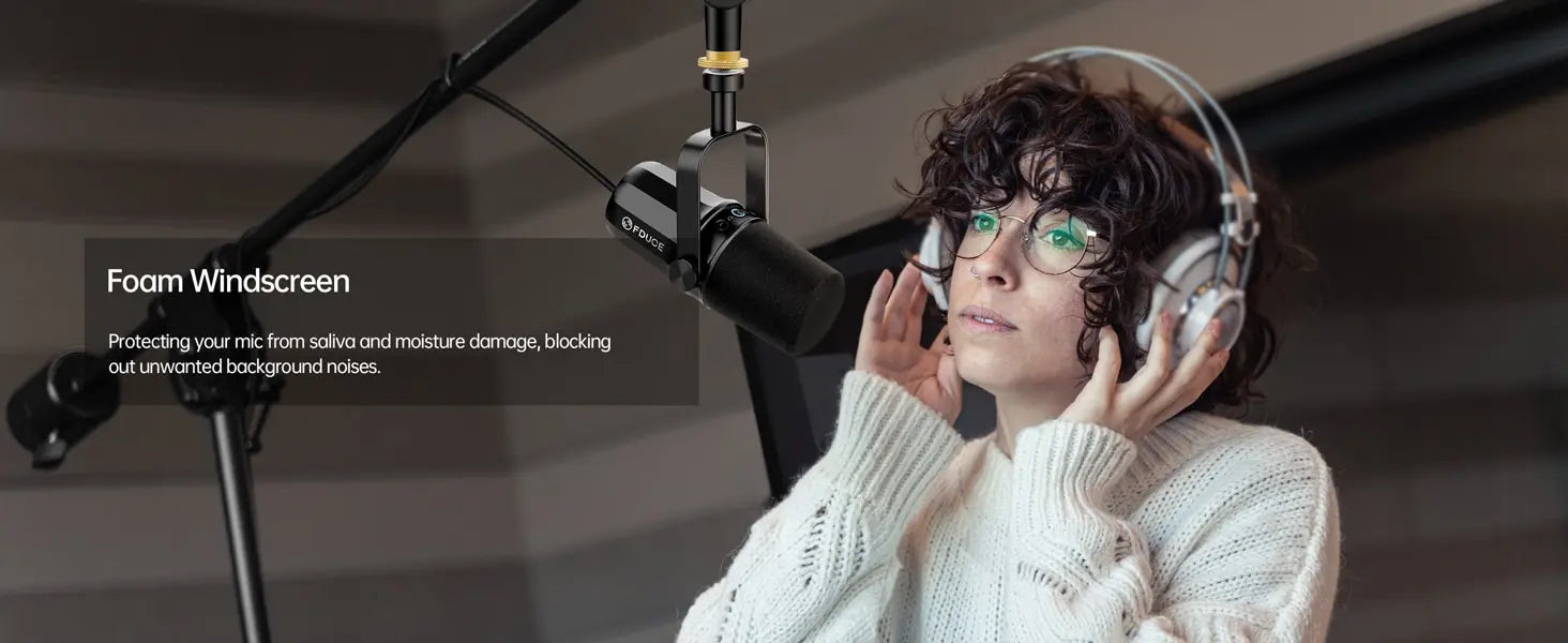 FDUCE SL40X Dynamic Podcast Microphone