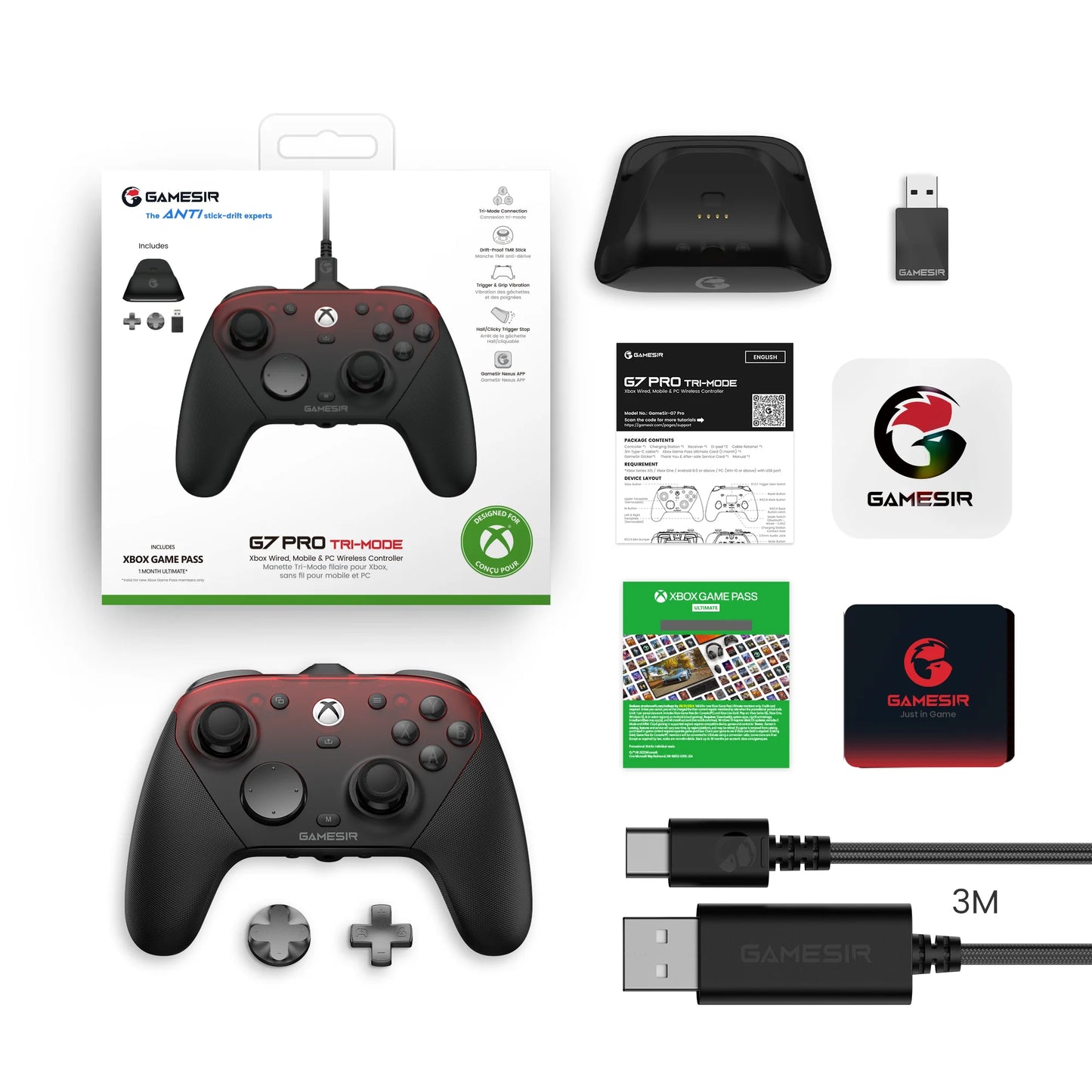 Xbox wired gaming controller