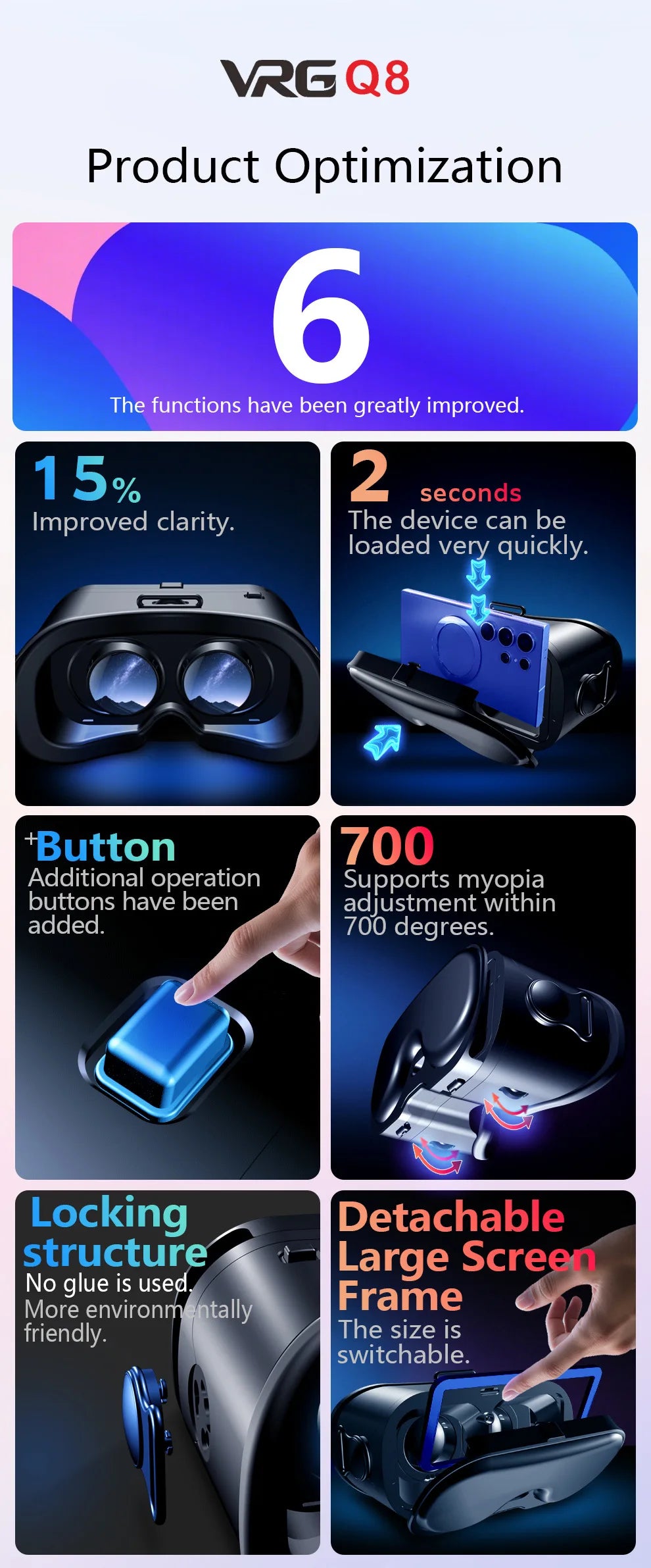 3D VR Headset for iPhone and Android