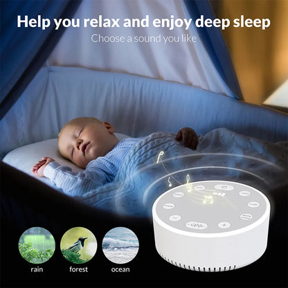 White Noise Sleep Aid Bluetooth Speaker