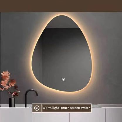 irregular LED bathroom mirror