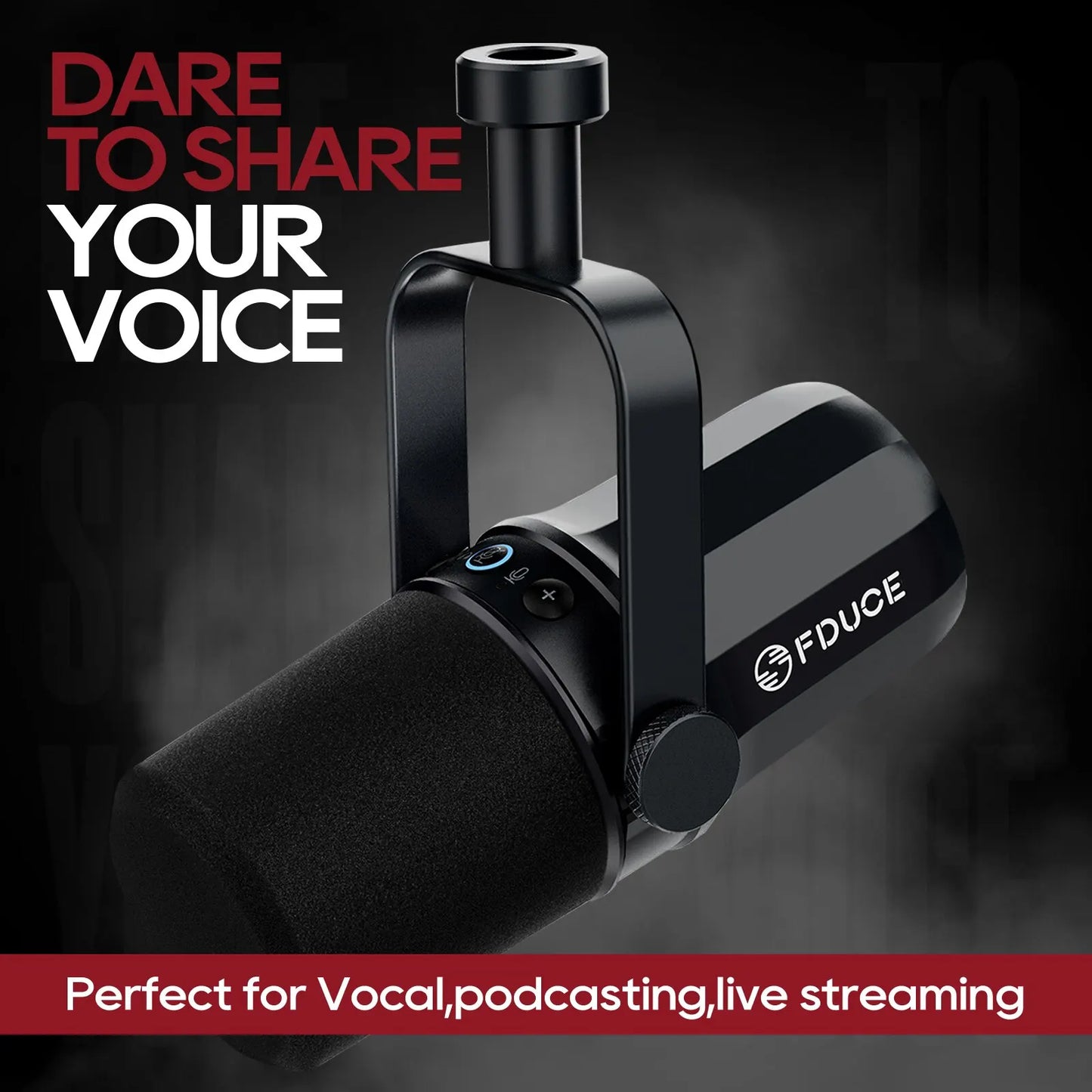 FDUCE SL40X Dynamic Podcast Microphone