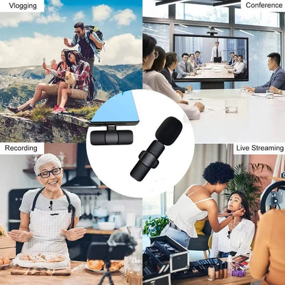 2026 NEW Lenovo Mini Portable Wireless Audio Video Recording Lavalier Microphone for Live Broadcast Gaming Audio Video Recording