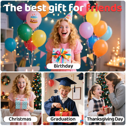 Kids Digital Camera 1080P 48MP with 16X Zoom Auto Focus Anti Shake LED Fill Light Compact Point Shoot Camera for Teens Beginners