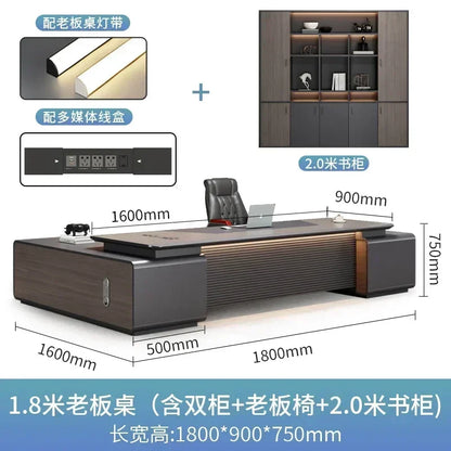 Executive Pro Standing Desk Smart Charging Organizer Ergonomic Motion Control Office Solution Secretária Executiva Furniture