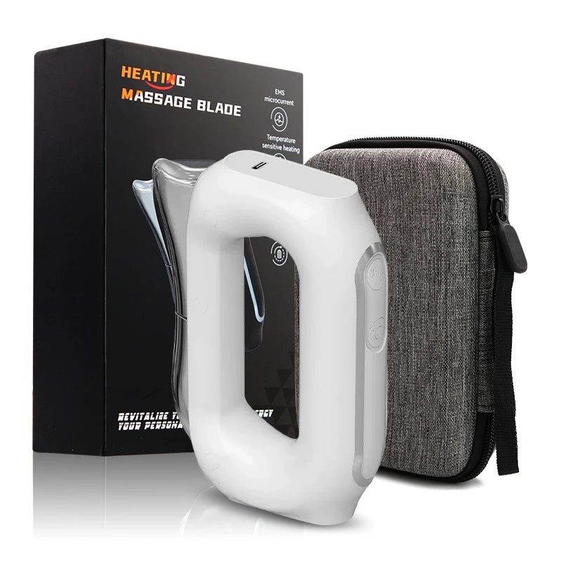 Electric Fascia Massager EMSMicro Current Vibration Deep Tissue Compression Muscle Relaxation Body Lifting Scraper Massage Knife