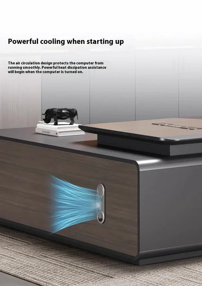 Executive Pro Standing Desk Smart Charging Organizer Ergonomic Motion Control Office Solution Secretária Executiva Furniture