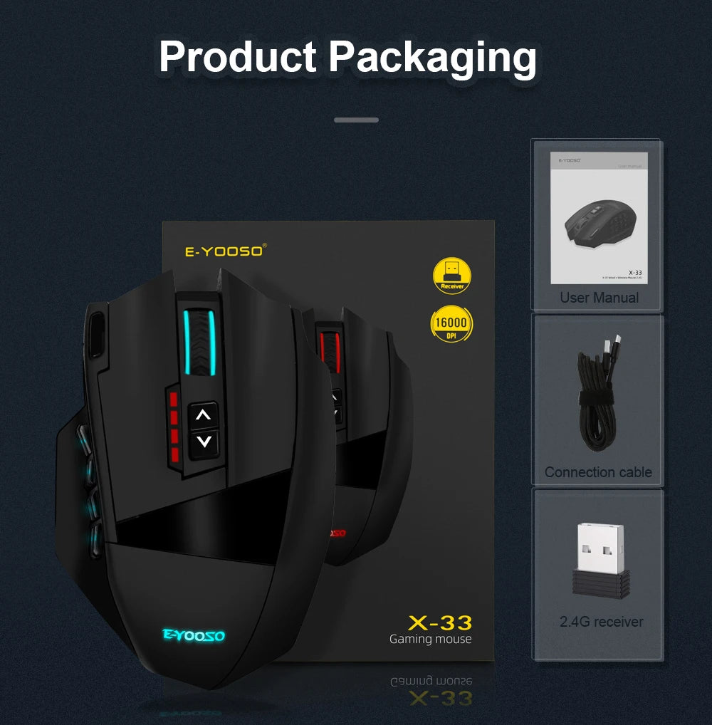 wireless RGB gaming mouse