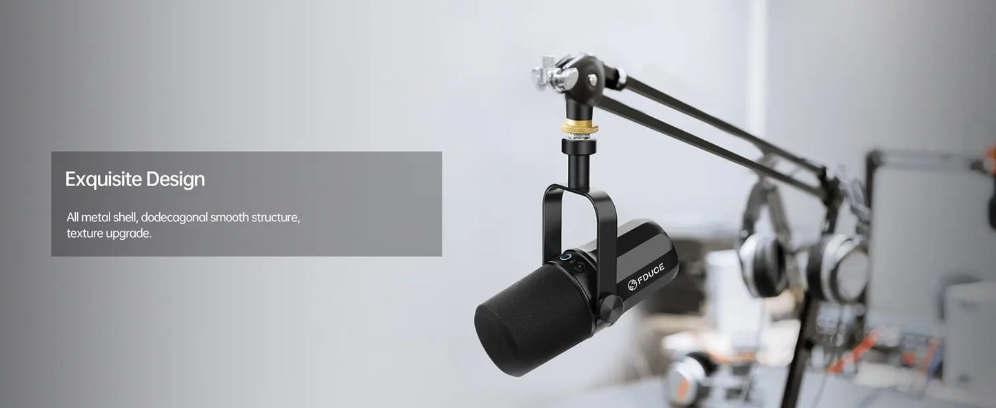 FDUCE SL40X Dynamic Podcast Microphone