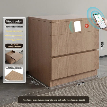intelligent hidden compartment bedside table invisible anti-theft bedroom design storage cabinet Corner comfortable furniture