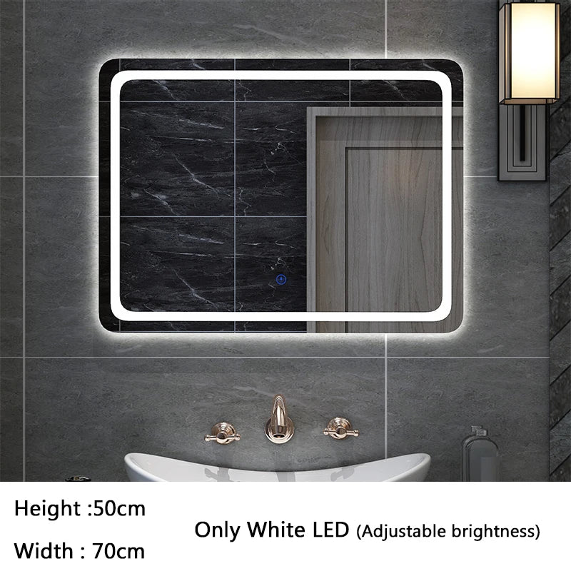 LED bathroom smart mirror