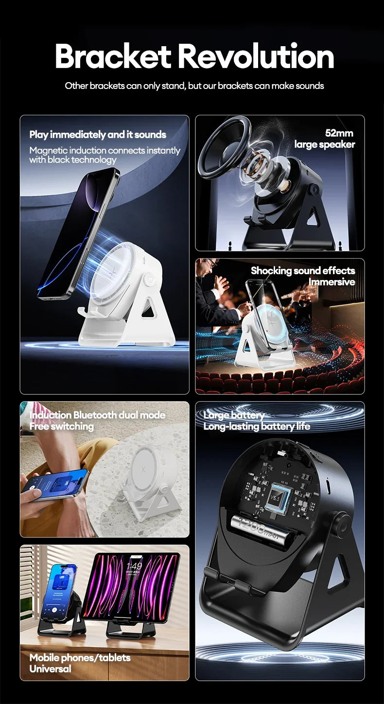 Portable Smart Induction Bluetooth Speaker