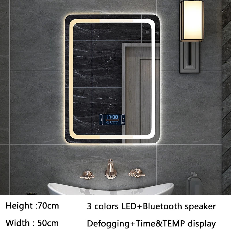 LED bathroom smart mirror