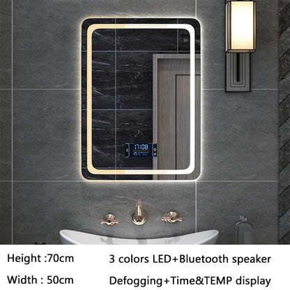 LED bathroom smart mirror