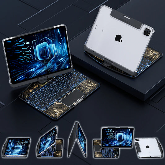360 Swivel iPad Keyboard Case with Trackpad