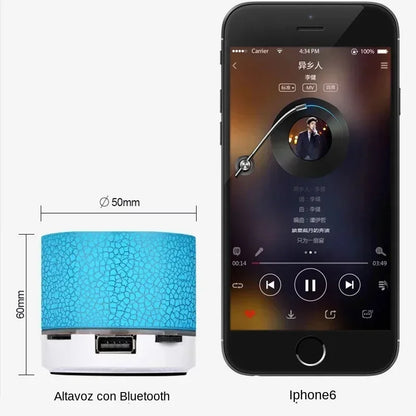 Mini Wireless Bluetooth Speaker with LED Light