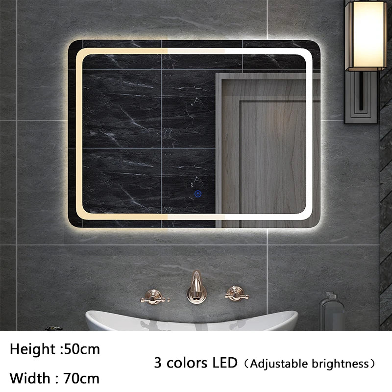 LED bathroom smart mirror