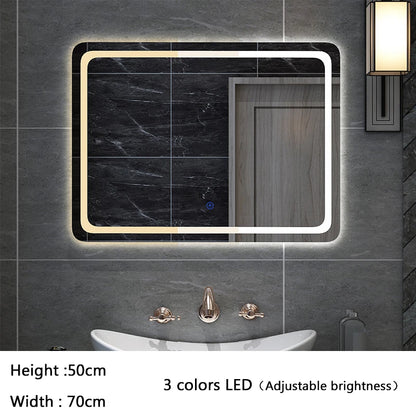 LED bathroom smart mirror