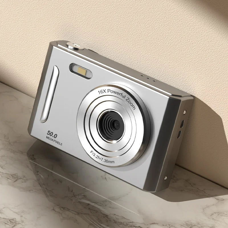 2026 NEW 5K Digital Portable Camera Pixels Auto Focus Entry-level Camera Dual Camera Flash Student CCD