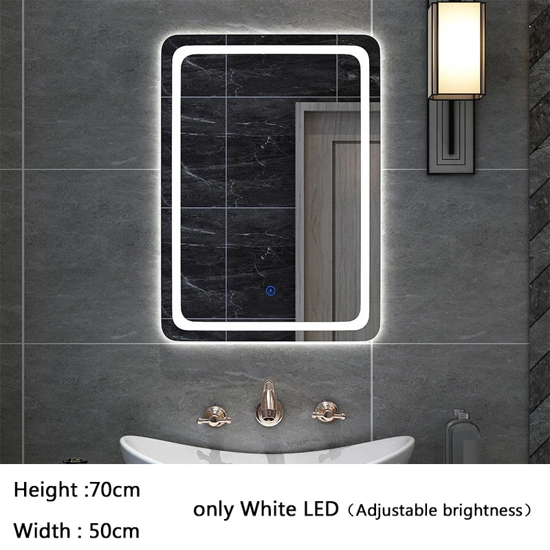 LED bathroom smart mirror