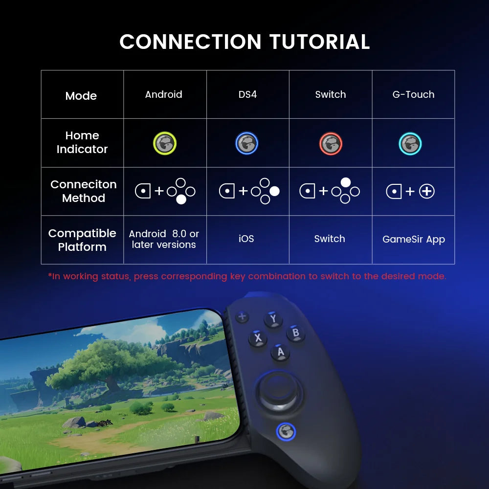 GameSir G8+ Bluetooth gamepad