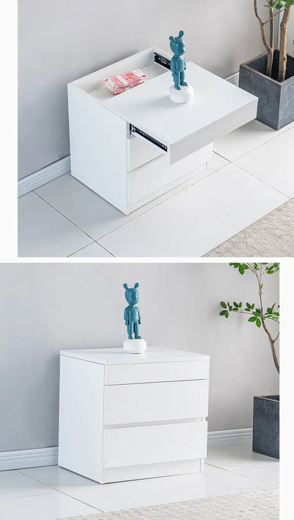 intelligent hidden compartment bedside table invisible anti-theft bedroom design storage cabinet Corner comfortable furniture