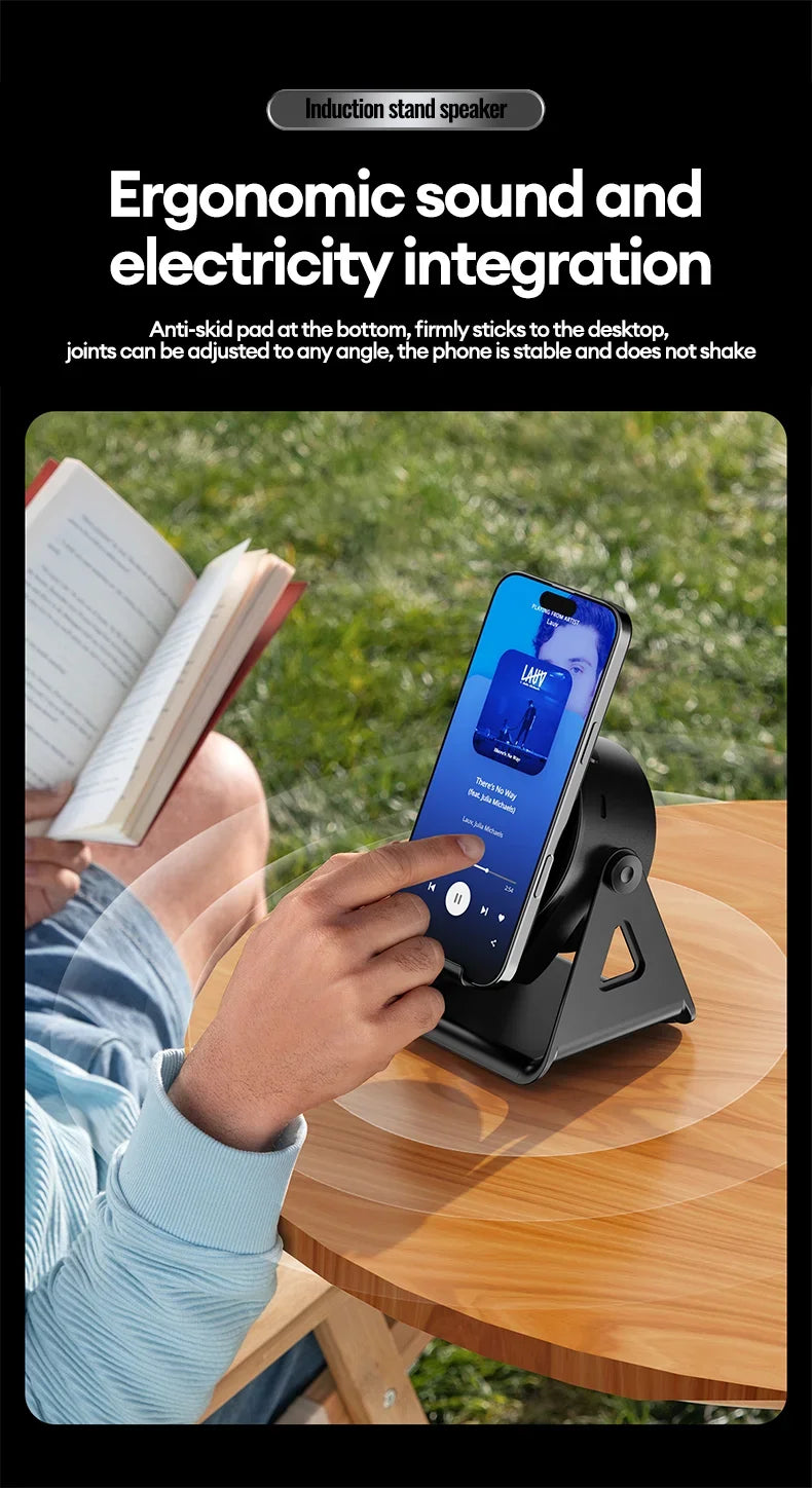 Portable Smart Induction Bluetooth Speaker