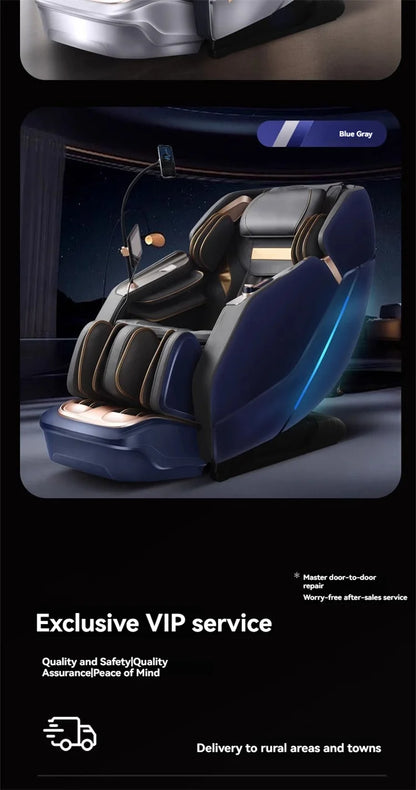 4D+4D Electric Massage Chairs Full Body Recliner Zero Gravity Auto Massage Chair Sl-Track 2025 Full Body Relaxation Massage Sofa