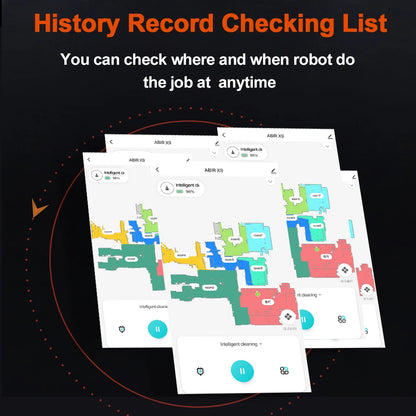 Robot Vacuum Cleaner ABIR X9 ,Laser System,Dual UV Cleaning,Auto Carpet Boost Tech,Multiple Floors Maps,Customized Room Cleaning