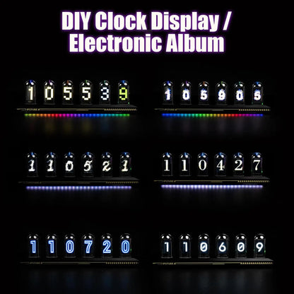 Simulation Nixie Tube Clock Kit