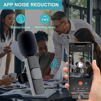 2026 NEW Lenovo Mini Portable Wireless Audio Video Recording Lavalier Microphone for Live Broadcast Gaming Audio Video Recording