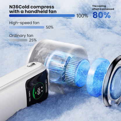 High-Speed Ice Pack Portable Folding Fan
