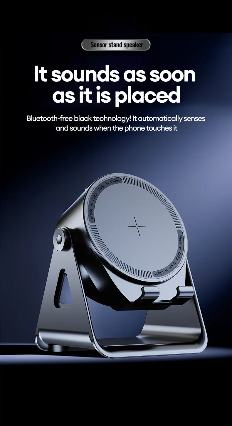 Portable Smart Induction Bluetooth Speaker