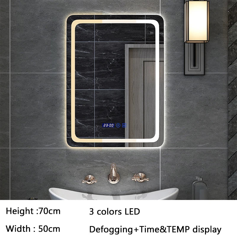 LED bathroom smart mirror