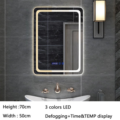 LED bathroom smart mirror