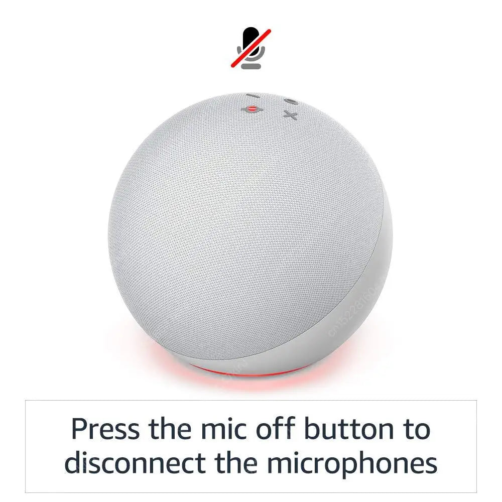 Original Alexa Dot Pop 5th Generation Smart Mini Wifi Home BT Alexa Speaker Horn with Sound Control Voice Assistant and Clock