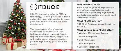 FDUCE SL40X Dynamic Podcast Microphone