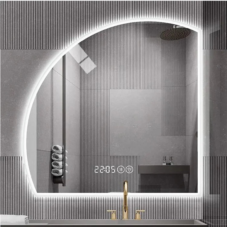 Wall Hung Frameless Touch Screen Led Bath Smart Mirror for Bathroom