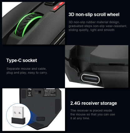 wireless RGB gaming mouse