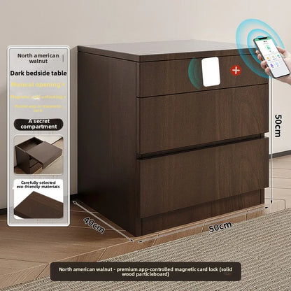 intelligent hidden compartment bedside table invisible anti-theft bedroom design storage cabinet Corner comfortable furniture