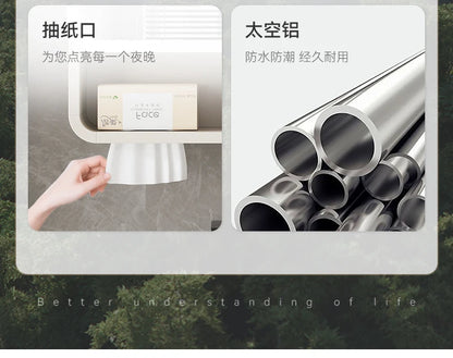 Aluminum Alloy Bathroom Mirror Cabinet Smart Makeup Mirror with Lights  Anti-Fog Wall-Mounted Vanity Cabinet Storage Mirror