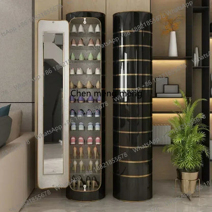 High-Tech Rotatable Shoe Cabinet