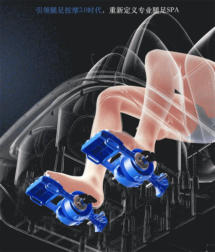 4D+4D Electric Massage Chairs Full Body Recliner Zero Gravity Auto Massage Chair Sl-Track 2025 Full Body Relaxation Massage Sofa