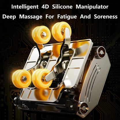 4D SL-Track Massage Chair Zero Gravity Full Body w/AI Voice 3D Luxury Electric Home Office Massage Sofa 3Y Warranty